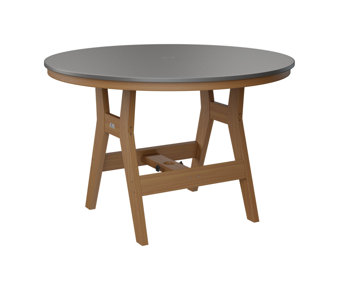 Berlin Gardens Harbor Bar Tables 48" Round Bar Table with Hammered Top