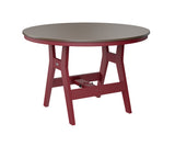 Berlin Gardens Harbor Bar Tables 48" Round Bar Table with Hammered Top