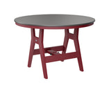 Berlin Gardens Harbor Counter Tables 48" Round Counter Table with Hammered Top