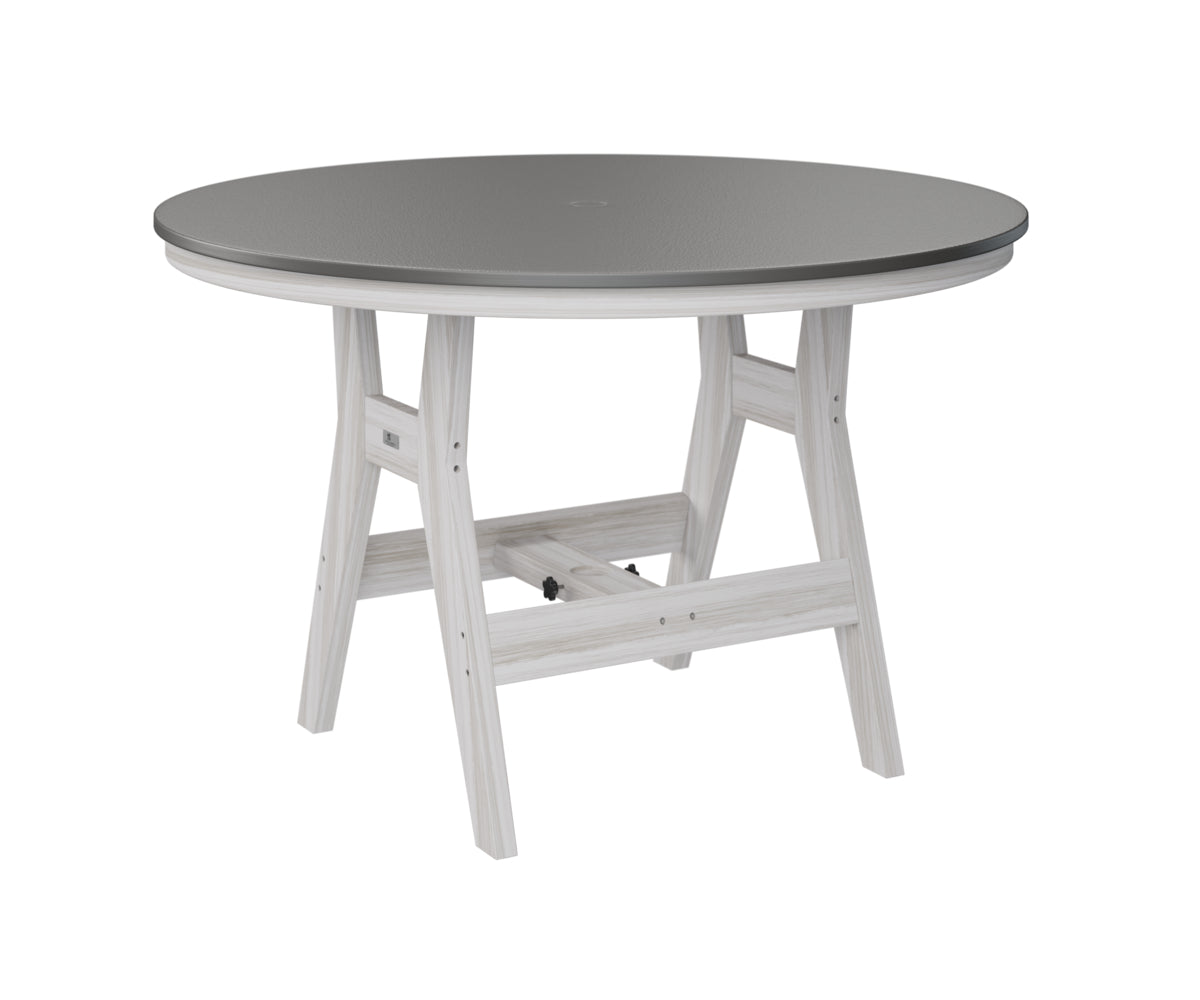 Berlin Gardens Harbor Bar Tables 48" Round Bar Table with Hammered Top