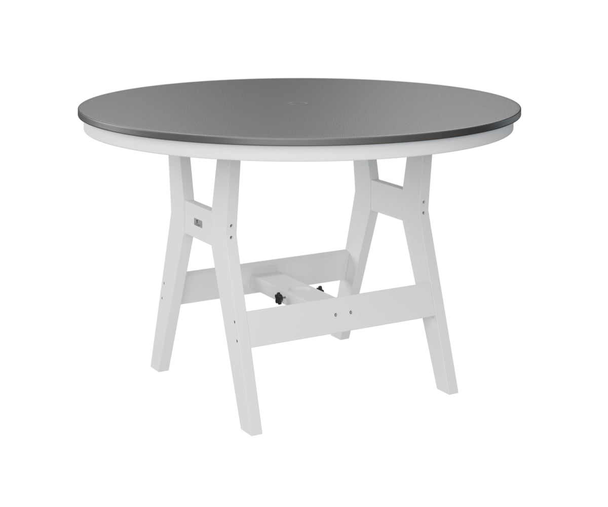 Berlin Gardens Harbor Bar Tables 48" Round Bar Table with Hammered Top