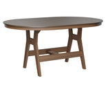 Berlin Gardens Harbor Bar Tables 44" x 64" Oblong Bar Table with Hammered Top