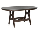 Berlin Gardens Harbor Bar Tables 44" x 64" Oblong Bar Table with Hammered Top