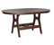 Berlin Gardens Harbor Bar Tables 44" x 64" Oblong Bar Table with Hammered Top