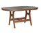 Berlin Gardens Harbor Bar Tables 44" x 64" Oblong Bar Table with Hammered Top