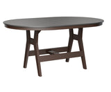 Berlin Gardens Harbor Bar Tables 44" x 64" Oblong Bar Table with Hammered Top