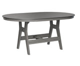 Berlin Gardens Harbor Bar Tables 44" x 64" Oblong Bar Table with Hammered Top