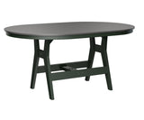 Berlin Gardens Harbor Bar Tables 44" x 64" Oblong Bar Table with Hammered Top