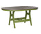 Berlin Gardens Harbor Bar Tables 44" x 64" Oblong Bar Table with Hammered Top