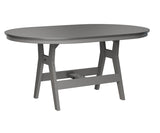 Berlin Gardens Harbor Bar Tables 44" x 64" Oblong Bar Table with Hammered Top
