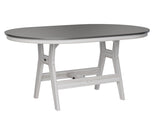 Berlin Gardens Harbor Bar Tables 44" x 64" Oblong Bar Table with Hammered Top