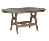 Berlin Gardens Harbor Bar Tables 44" x 64" Oblong Bar Table with Hammered Top