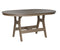 Berlin Gardens Harbor Bar Tables 44" x 64" Oblong Bar Table with Hammered Top