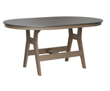 Berlin Gardens Harbor Bar Tables 44" x 64" Oblong Bar Table with Hammered Top