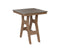 Berlin Gardens Harbor Bar Tables 28" Square Bar Table with Hammered Top