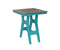Berlin Gardens Harbor Bar Tables 28" Square Bar Table with Hammered Top