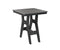 Berlin Gardens Harbor Bar Tables 28" Square Bar Table with Hammered Top