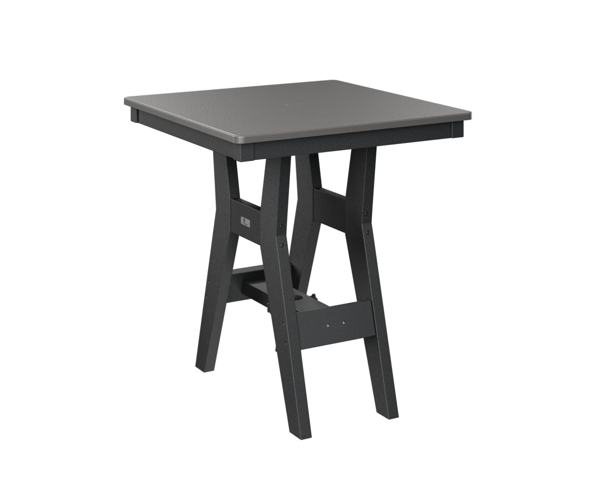 Berlin Gardens Harbor Dining Tables 28" Square Dining Table with Hammered Top