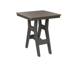 Berlin Gardens Harbor Bar Tables 28" Square Bar Table with Hammered Top