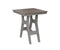 Berlin Gardens Harbor Bar Tables 28" Square Bar Table with Hammered Top
