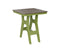 Berlin Gardens Harbor Bar Tables 28" Square Bar Table with Hammered Top