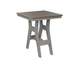 Berlin Gardens Harbor Bar Tables 28" Square Bar Table with Hammered Top