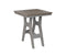 Berlin Gardens Harbor Bar Tables 28" Square Bar Table with Hammered Top