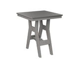 Berlin Gardens Harbor Bar Tables 28" Square Bar Table with Hammered Top