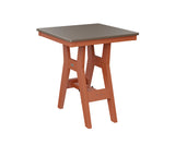 Berlin Gardens Harbor Bar Tables 28" Square Bar Table with Hammered Top