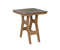 Berlin Gardens Harbor Bar Tables 28" Square Bar Table with Hammered Top