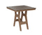 Berlin Gardens Harbor Bar Tables 33" Square Bar Table with Hammered Top