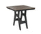 Berlin Gardens Harbor Bar Tables 33" Square Bar Table with Hammered Top