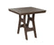 Berlin Gardens Harbor Bar Tables 33" Square Bar Table with Hammered Top