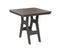Berlin Gardens Harbor Bar Tables 33" Square Bar Table with Hammered Top