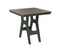 Berlin Gardens Harbor Bar Tables 33" Square Bar Table with Hammered Top