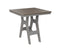 Berlin Gardens Harbor Bar Tables 33" Square Bar Table with Hammered Top