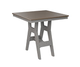 Berlin Gardens Harbor Dining Tables 33" Square Dining Table with Hammered Top