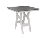Berlin Gardens Harbor Bar Tables 33" Square Bar Table with Hammered Top