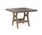 Berlin Gardens Harbor Bar Tables 44" Square Bar Table with Hammered Top