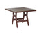 Berlin Gardens Harbor Bar Tables 44" Square Bar Table with Hammered Top