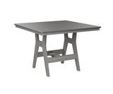 Berlin Gardens Harbor Bar Tables 44" Square Bar Table with Hammered Top