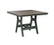 Berlin Gardens Harbor Bar Tables 44" Square Bar Table with Hammered Top