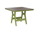 Berlin Gardens Harbor Bar Tables 44" Square Bar Table with Hammered Top