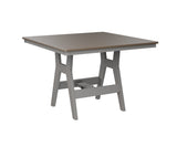 Berlin Gardens Harbor Bar Tables 44" Square Bar Table with Hammered Top