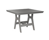 Berlin Gardens Harbor Bar Tables 44" Square Bar Table with Hammered Top