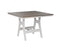 Berlin Gardens Harbor Dining Tables 44" Square Dining Table with Hammered Top