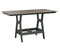 Berlin Gardens Harbor Bar Tables 33" x 66" Rectangular Bar Table with Hammered Top