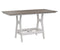 Berlin Gardens Harbor Bar Tables 33" x 66" Rectangular Bar Table with Hammered Top