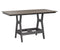 Berlin Gardens Harbor Bar Tables 33" x 66" Rectangular Bar Table with Hammered Top