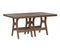 Berlin Gardens Harbor Bar Tables 44" x 72" Rectangular Bar Table with Hammered Top